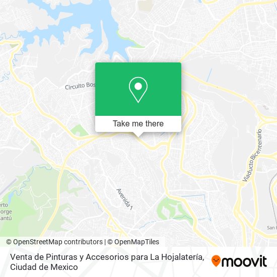 Venta de Pinturas y Accesorios para La Hojalatería map