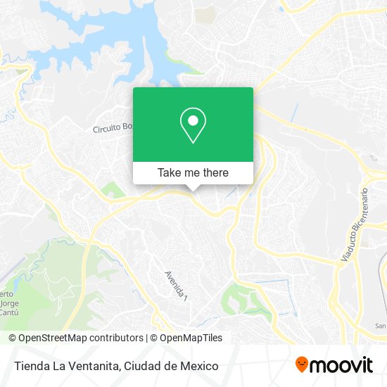 Mapa de Tienda La Ventanita