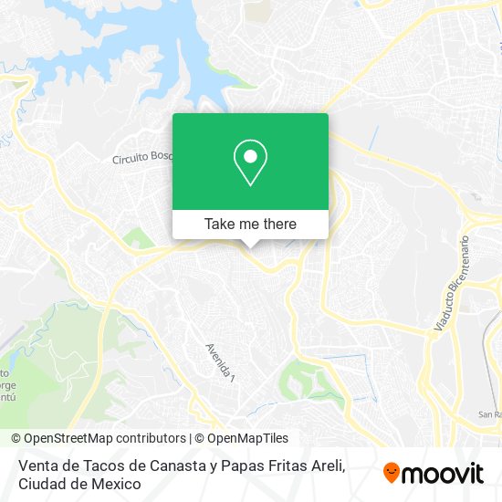 Venta de Tacos de Canasta y Papas Fritas Areli map