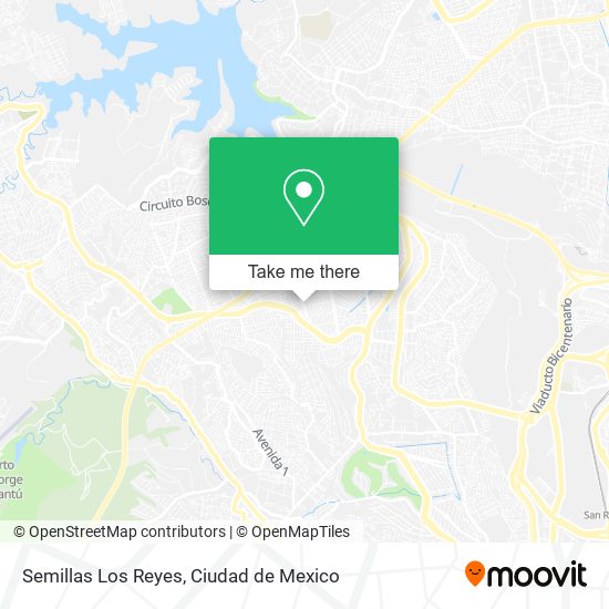 Semillas Los Reyes map