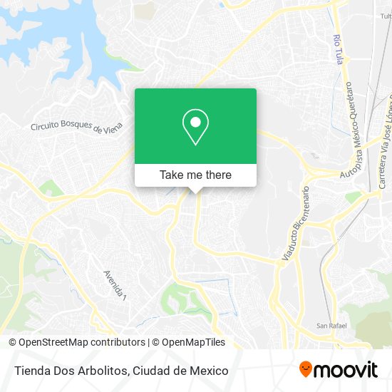 Mapa de Tienda Dos Arbolitos