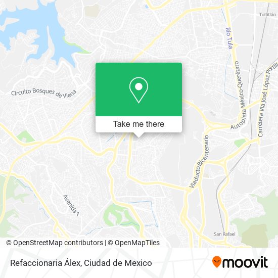 Refaccionaria Álex map