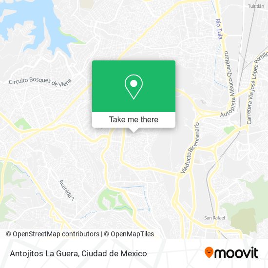 Antojitos La Guera map