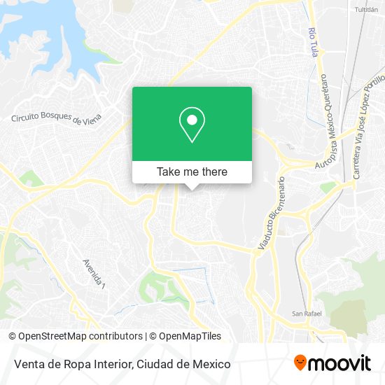 Venta de Ropa Interior map