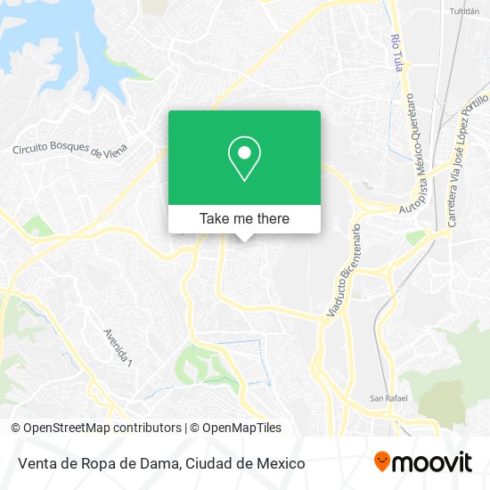 Venta de Ropa de Dama map