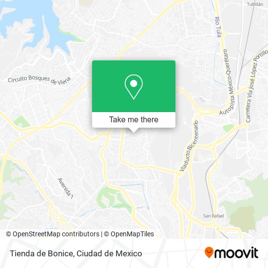 Tienda de Bonice map