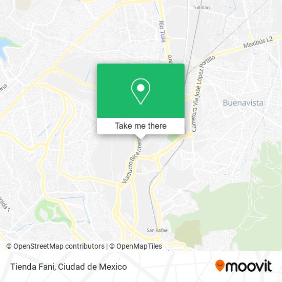 Tienda Fani map