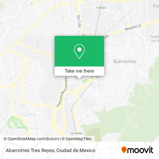 Mapa de Abarrotres Tres Reyes