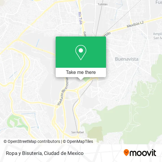 Ropa y Bisutería map