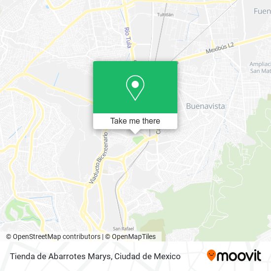 Mapa de Tienda de Abarrotes Marys