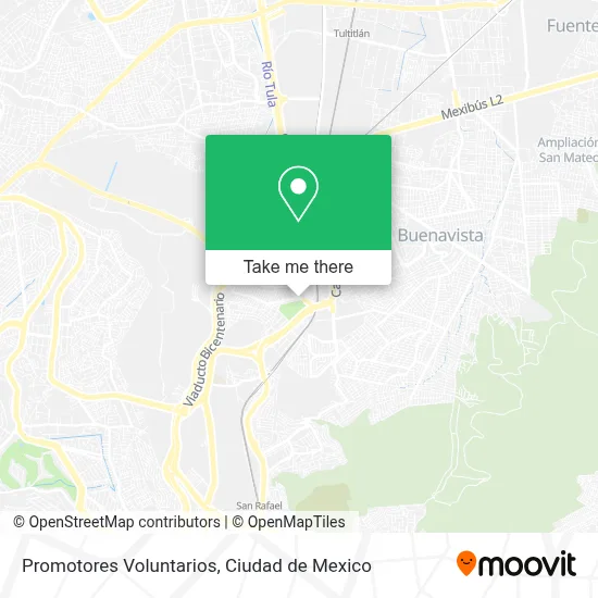 Promotores Voluntarios map