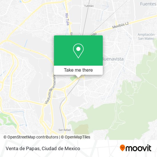 Venta de Papas map