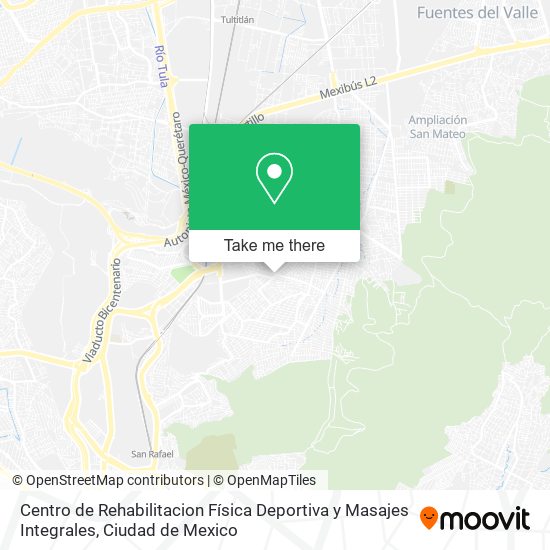 Centro de Rehabilitacion Física Deportiva y Masajes Integrales map