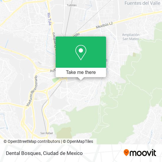 Dental Bosques map