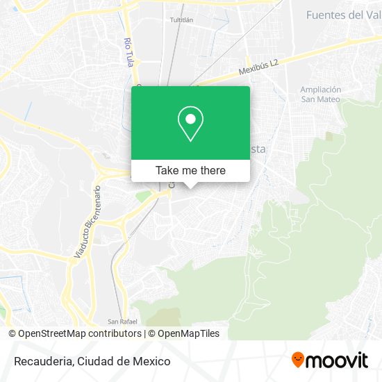 Mapa de Recauderia