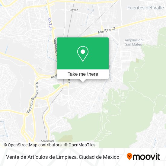 Mapa de Venta de Artículos de Limpieza