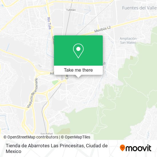 Tienda de Abarrotes Las Princesitas map