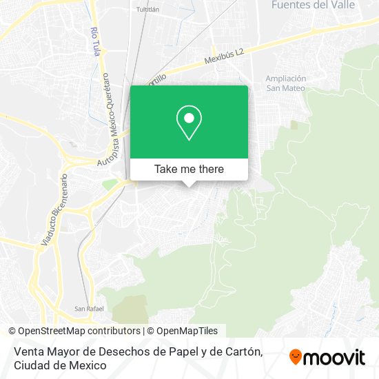 Mapa de Venta Mayor de Desechos de Papel y de Cartón