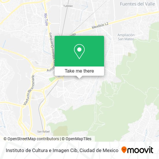 Instituto de Cultura e Imagen Cib map