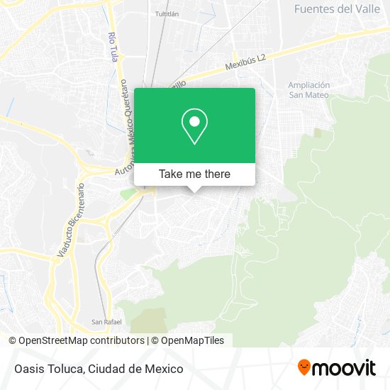 Oasis Toluca map