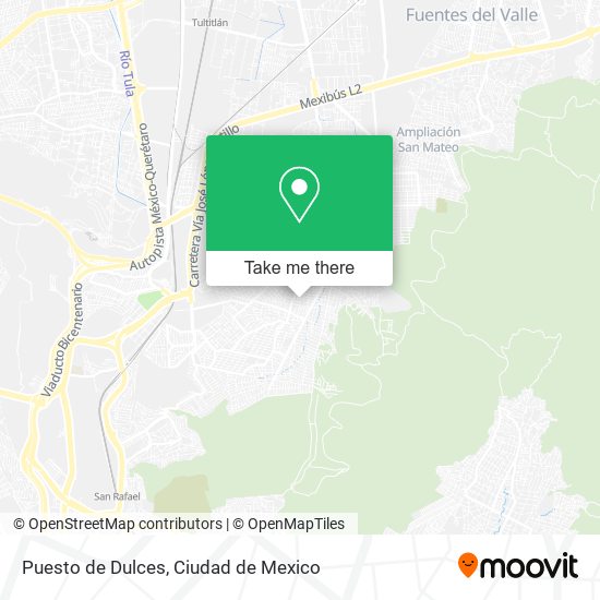 Puesto de Dulces map