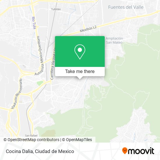 Mapa de Cocina Dalia
