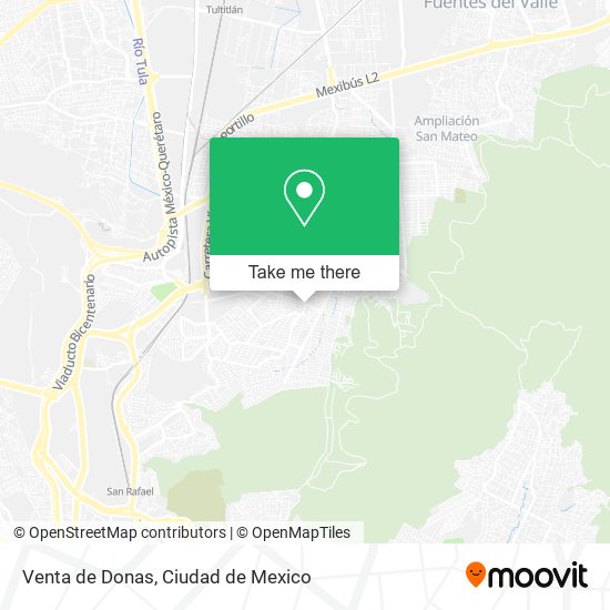 Venta de Donas map