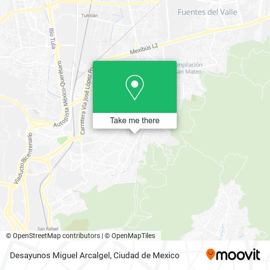 Desayunos Miguel Arcalgel map