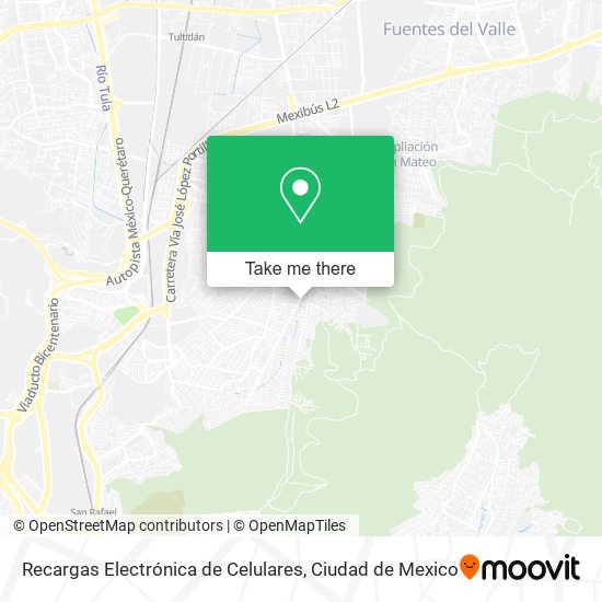 Recargas Electrónica de Celulares map