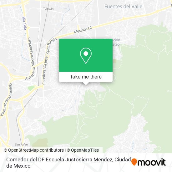 Comedor del DF Escuela Justosierra Méndez map