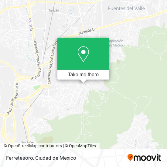 Mapa de Ferretesoro