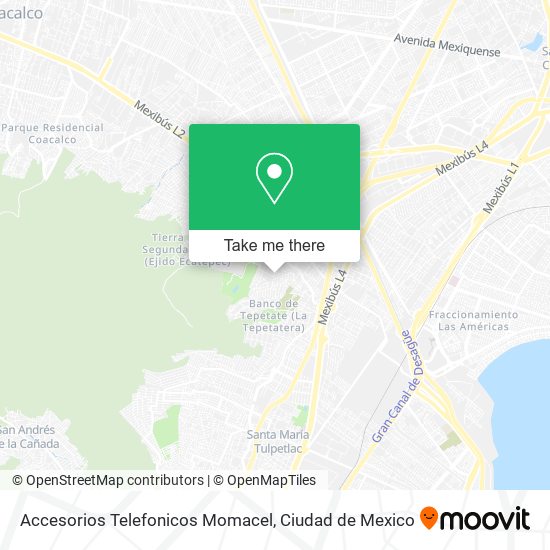 Accesorios Telefonicos Momacel map
