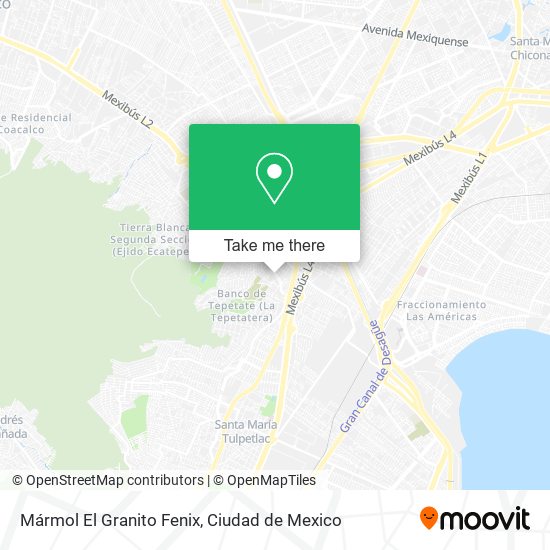 Mármol El Granito Fenix map