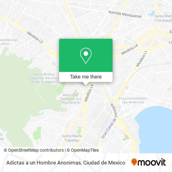 Mapa de Adictas a un Hombre Anonimas