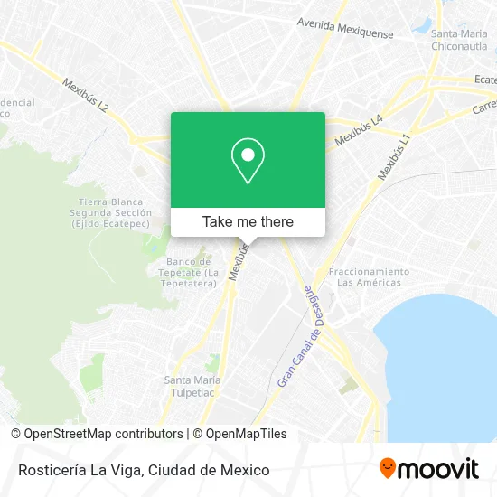 Rosticería La Viga map