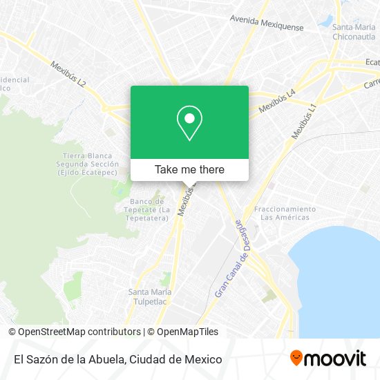 El Sazón de la Abuela map