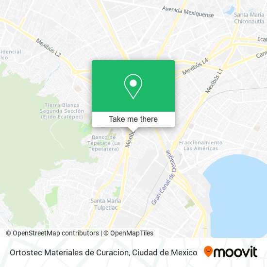 Ortostec Materiales de Curacion map