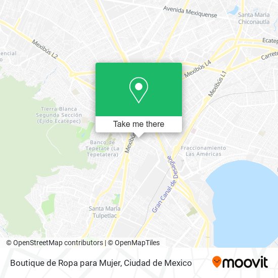 Boutique de Ropa para Mujer map