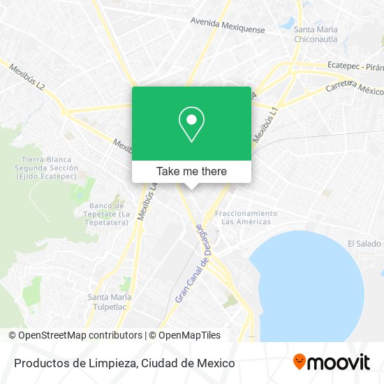 Productos de Limpieza map