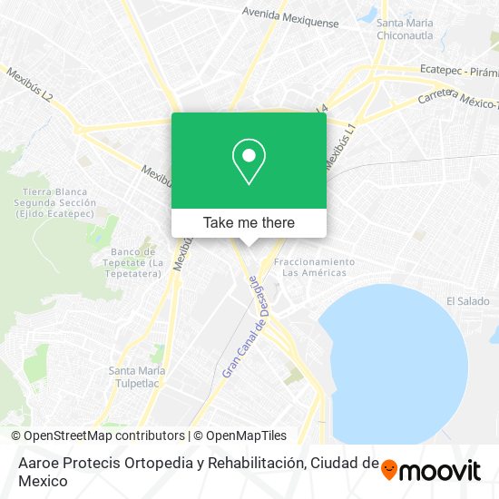 Aaroe Protecis Ortopedia y Rehabilitación map