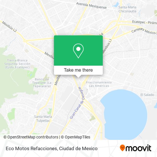Eco Motos Refacciones map