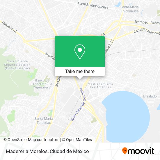 Mapa de Madereria Morelos