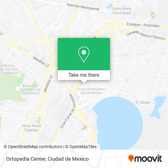 Mapa de Ortopedia Center