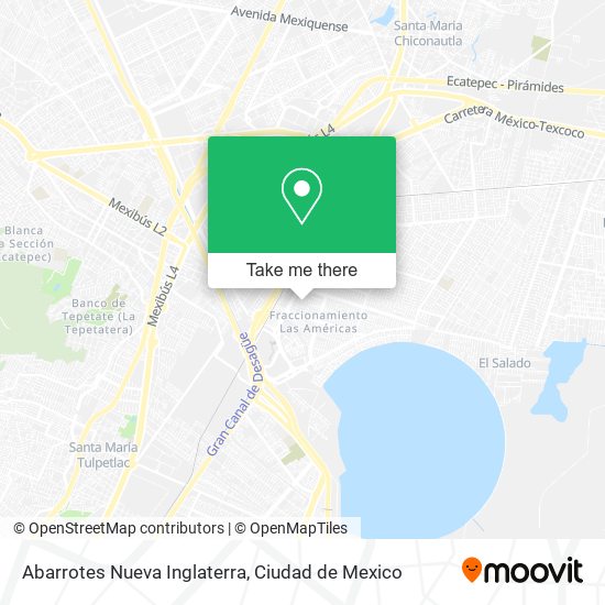 Abarrotes Nueva Inglaterra map