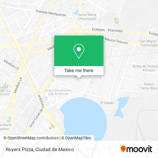 Mapa de Royers Pizza
