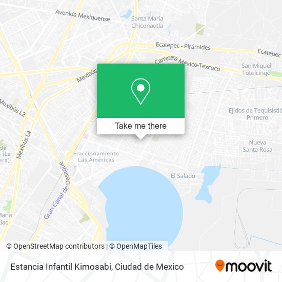 Estancia Infantil Kimosabi map