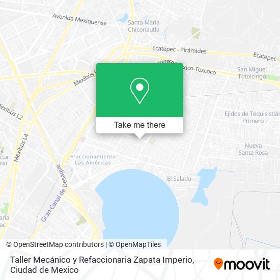 Taller Mecánico y Refaccionaria Zapata Imperio map