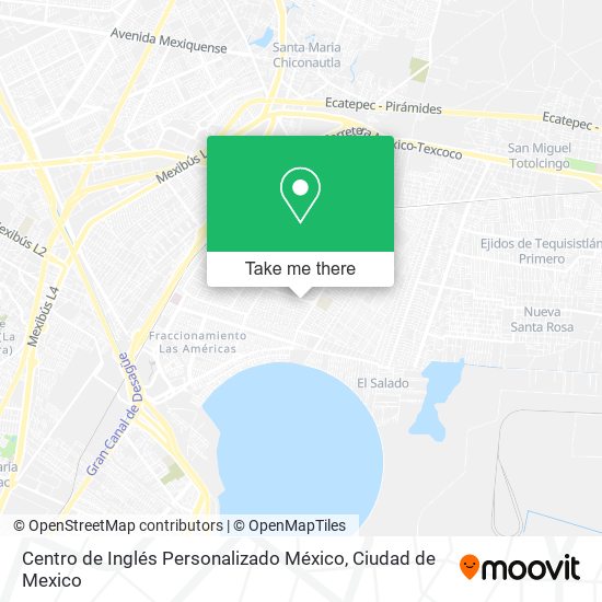 Mapa de Centro de Inglés Personalizado México