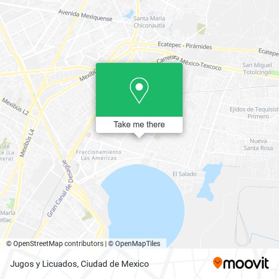 Jugos y Licuados map