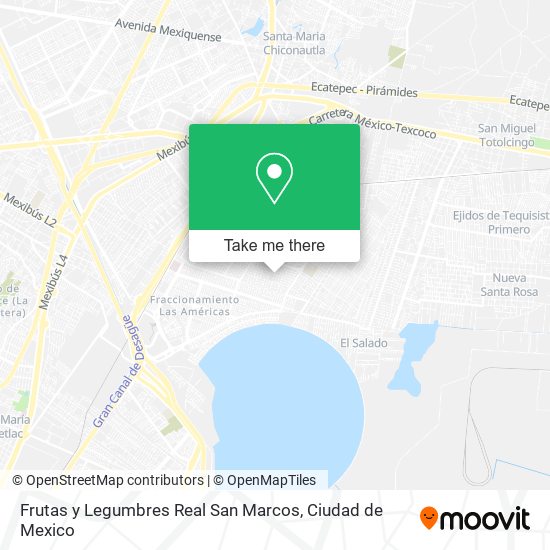 Mapa de Frutas y Legumbres Real San Marcos